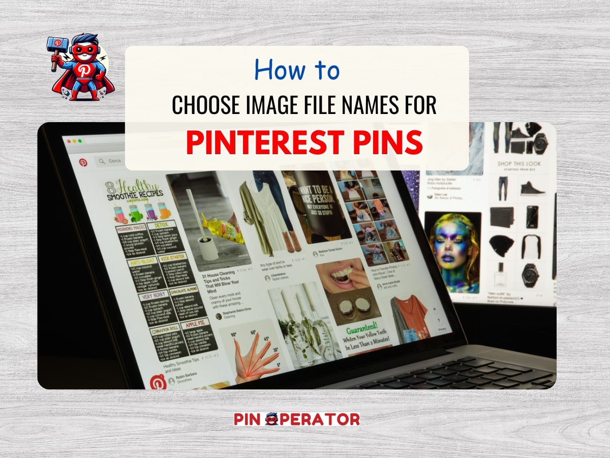 Choosing Image File Name for Pinterest Pin