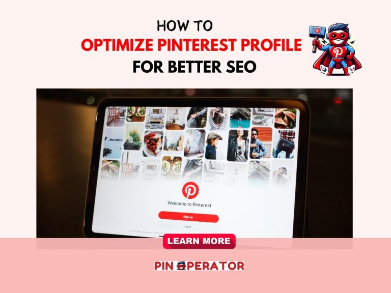 How to Optimize Pinterest Profile for Better SEO