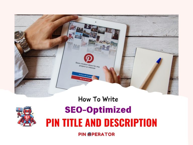 How to Write SEO-Optimized Pinterest Titles & Descriptions